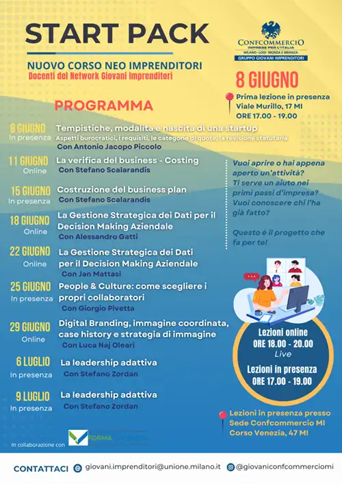 Corso Neo Imprenditori | 8 giugno 2026