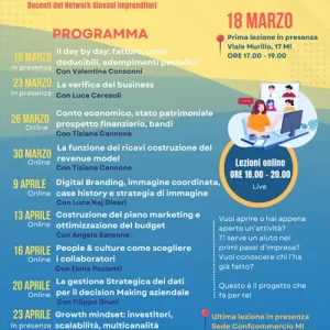 Corso Neo Imprenditori | 18 marzo 2026